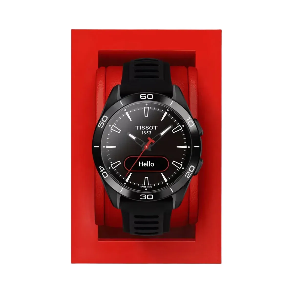 Tissot T-Touch Men Quartz Black Dial Analog Silicone Watch T1534204705104