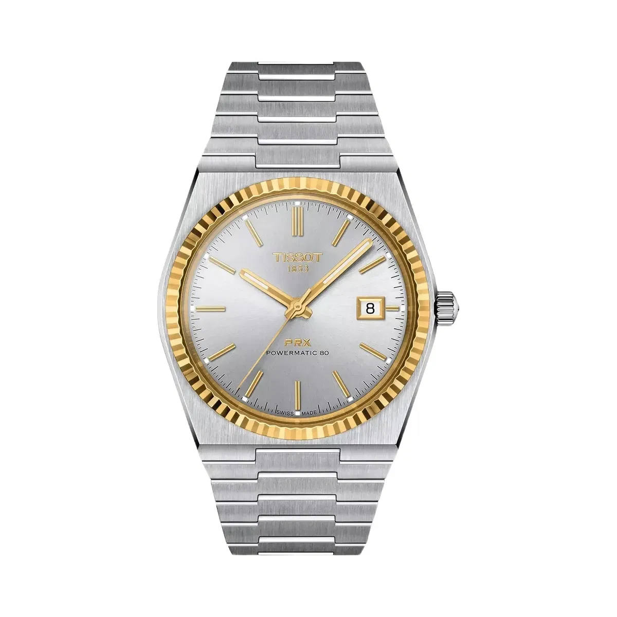 Tissot PRX Men Automatic Silver Dial Analog Stainless Steel Watch T9314074103101