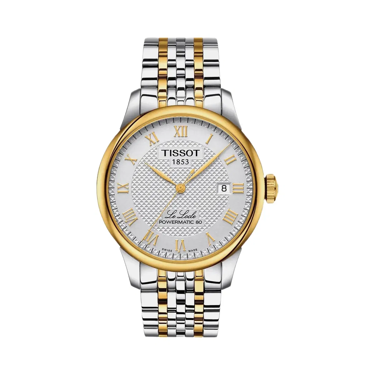 Tissot Classic Traditional Men Automatic Silver Dial Analog Stainless Steel Watch T0064072203301
