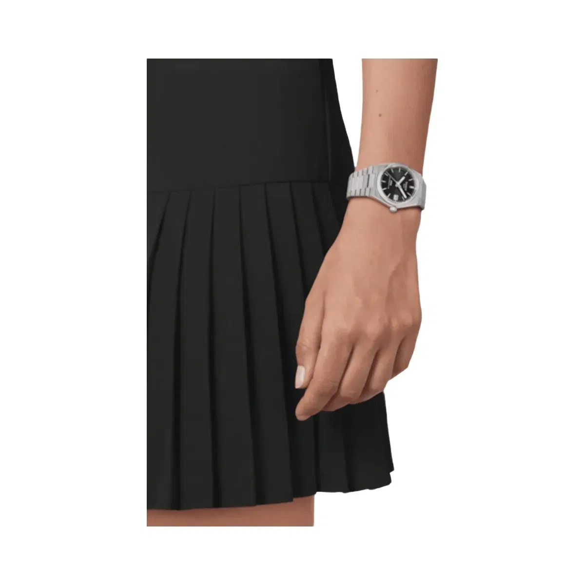 Tissot PRX Women Automatic Black Dial Analog Stainless Steel Watch T1372071105100