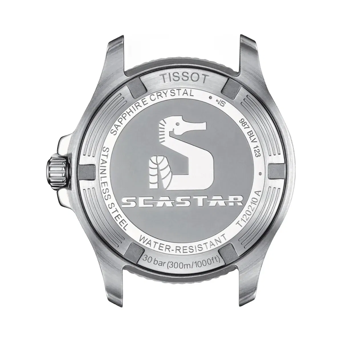 Tissot Seastar 1000 Women Quartz Blue Dial Analog Stainless Steel Watch T1202101104100
