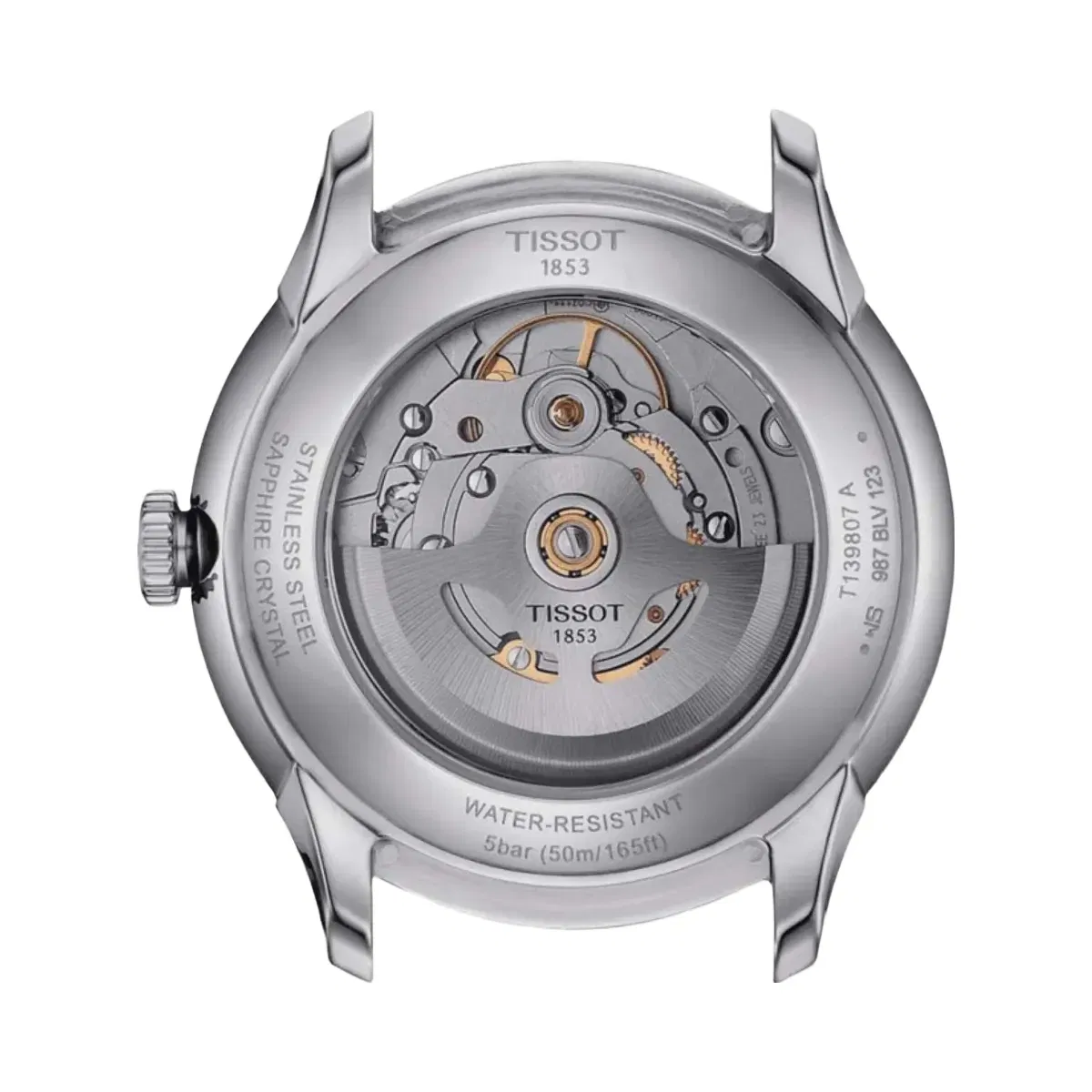Tissot Chemin Des Tourelles Men Automatic Grey Dial Analog Stainless steel Watch T1398071106100