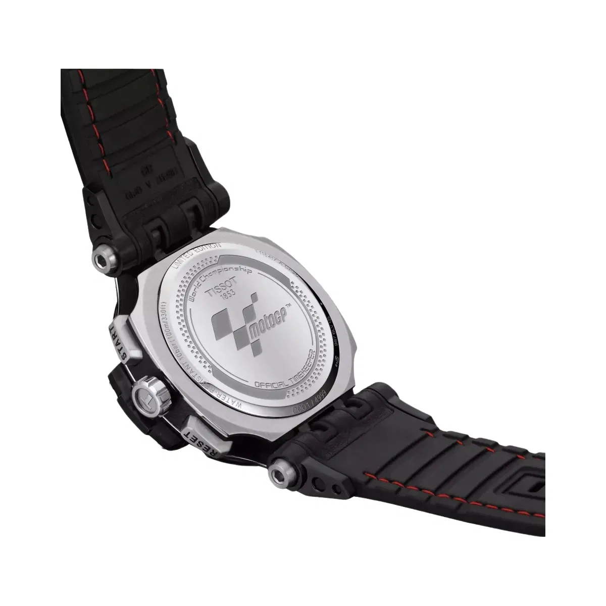 Tissot T-Race MotoGP Limited Edition Men Quartz Black Dial Chronograph Leather Watch T1154172705101