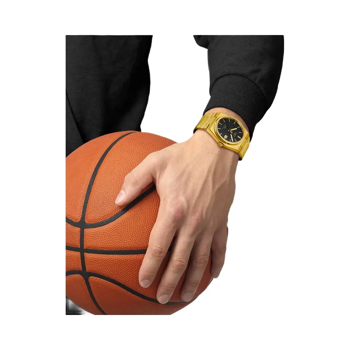 Tissot PRX Powermatic 80 Damian Lillard Special Collections Men Automatic Black Dial Analog Stainless Steel Watch T1374073305100