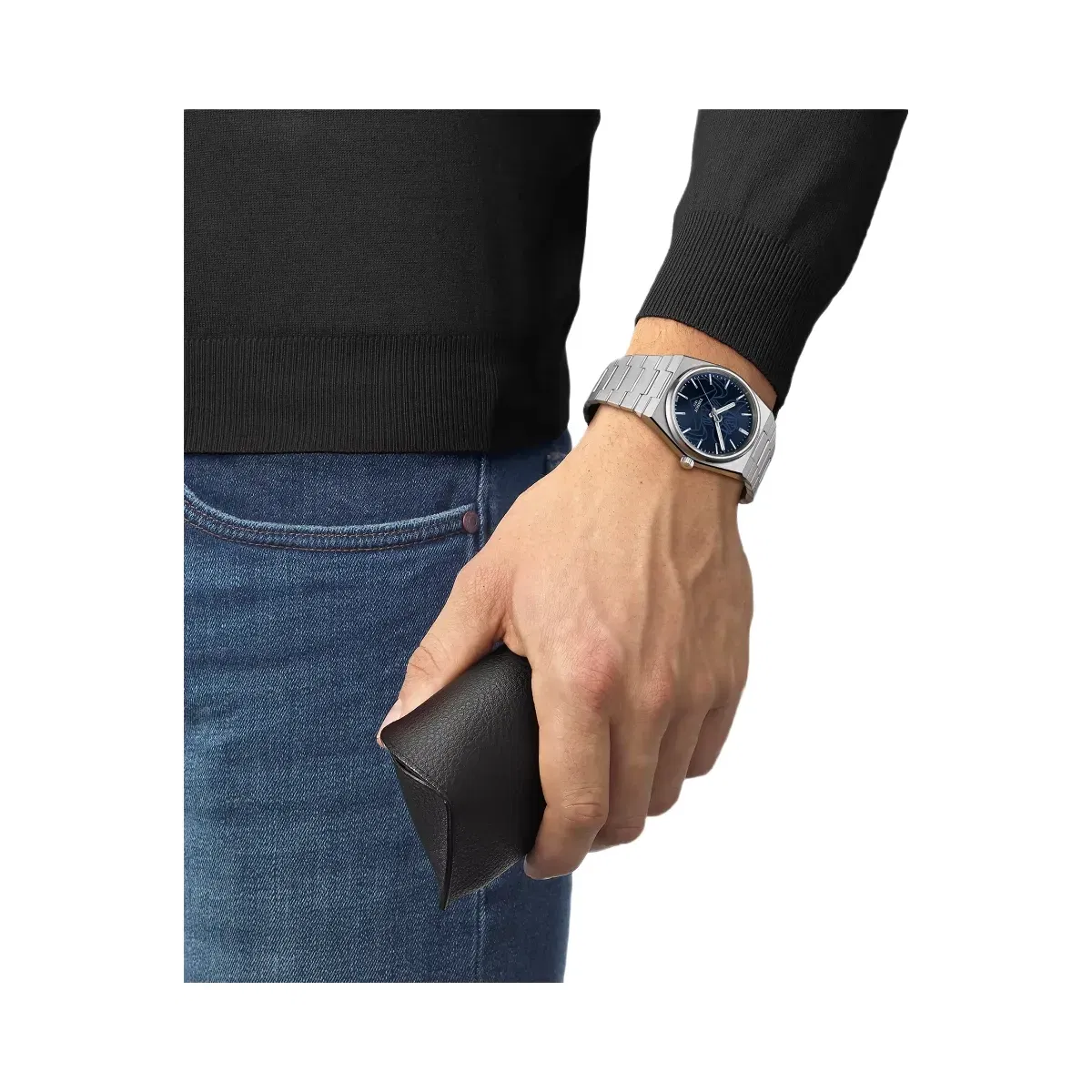 Tissot PRX UFO Robot Grendizer Men Automatic Blue Dial Analog Stainless Steel Watch T1374071104102