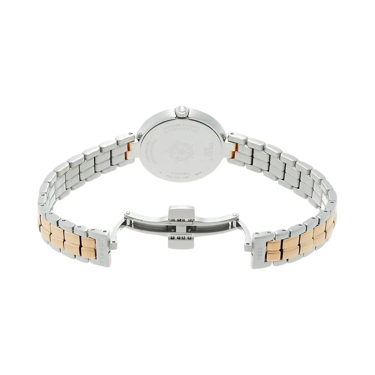 Tissot Flamingo Women Quartz White Dial Analog Stainless Steel Watch T0942102211100