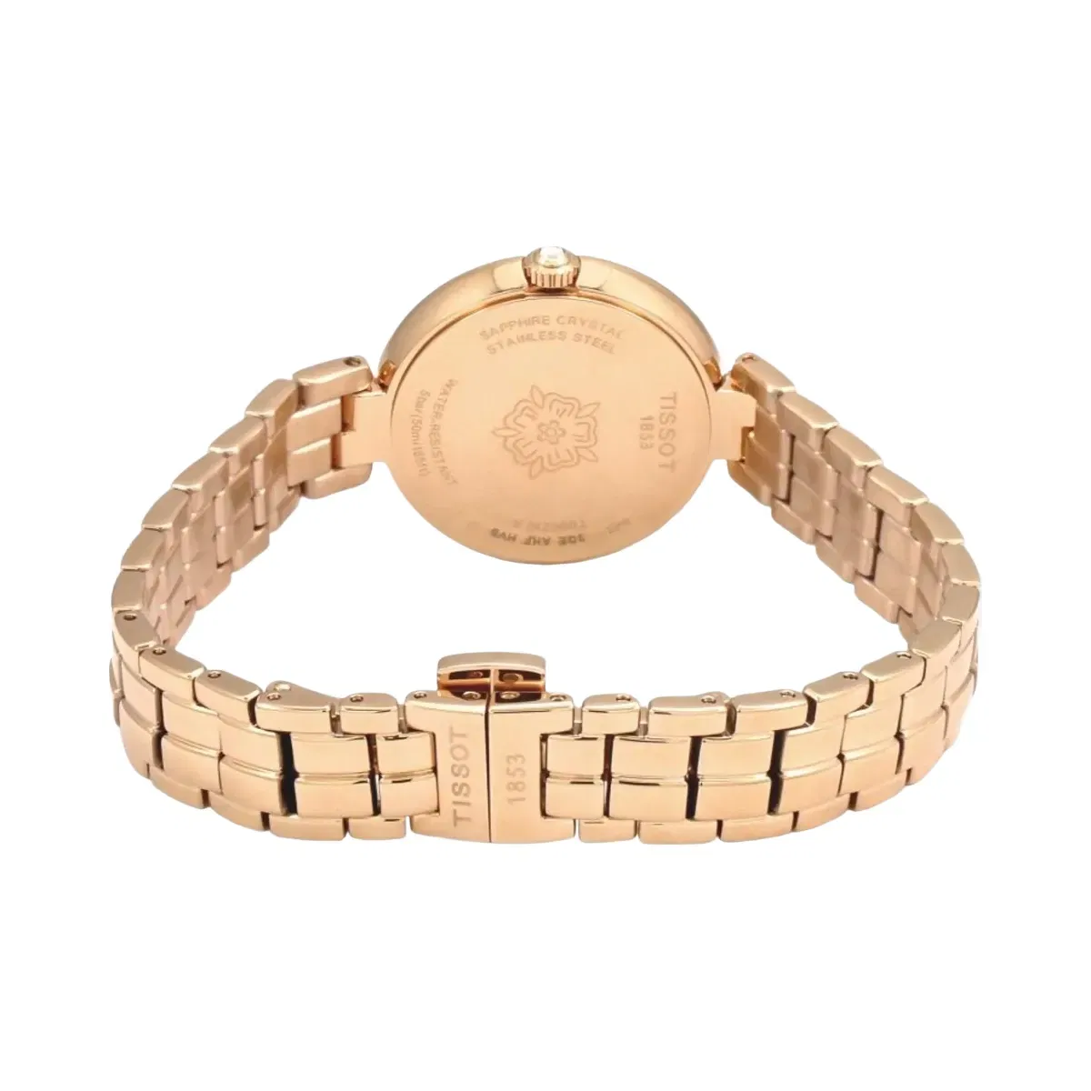 Tissot Flamingo Women Quartz Mother Of Pearl Dial Analog Stainless Steel Watch T0942103311101