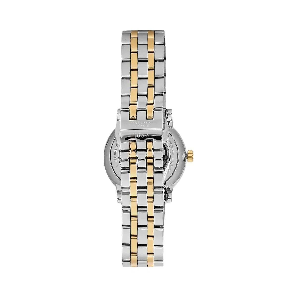 Tissot Carson Women Automatic Silver Dial Analog Stainless Steel Watch T1222072203100