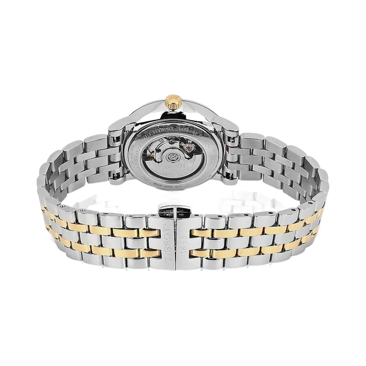 Tissot Carson Women Automatic Silver Dial Analog Stainless Steel Watch T1222072203100