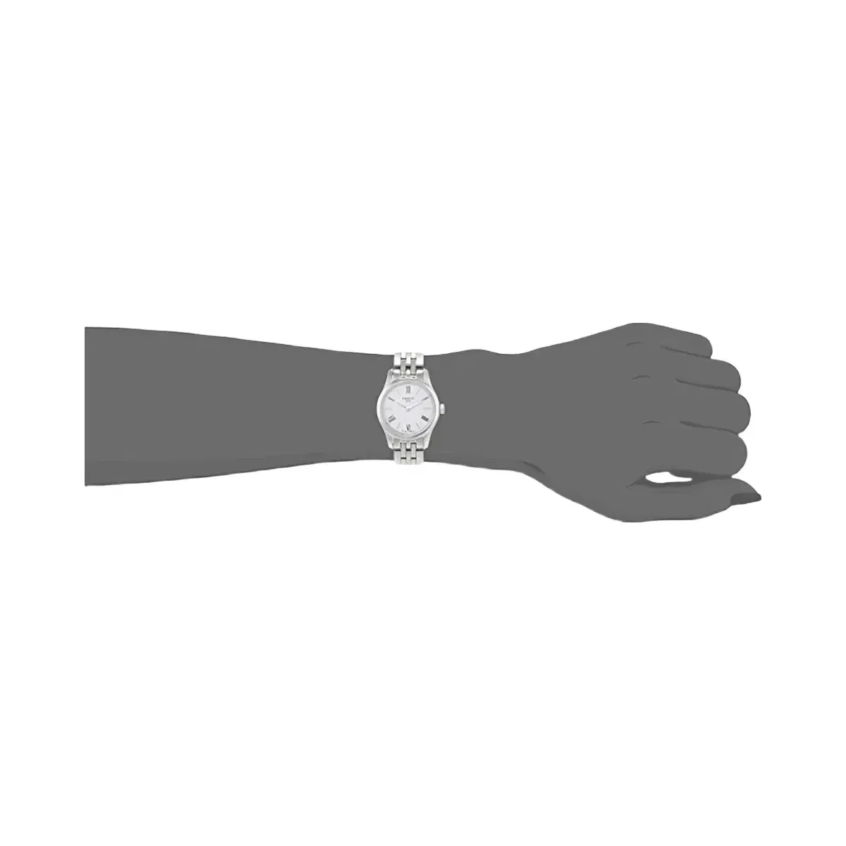Tissot Tradition Women Quartz White Dial Analog Stainless Steel Watch T0630091101800