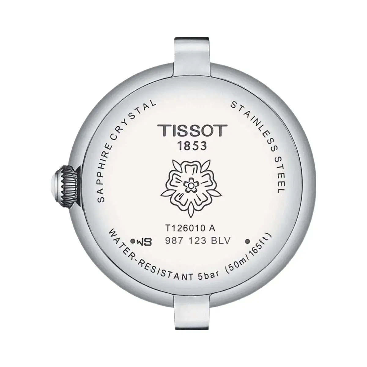 Tissot Bellissima Women Quartz White Dial Analog Stainless Steel Watch T1260101101300