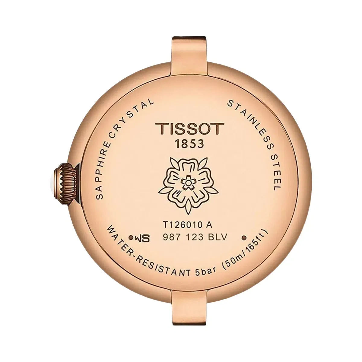 Tissot Bellissima Women Quartz White Dial Analog Leather Watch T1260103601300