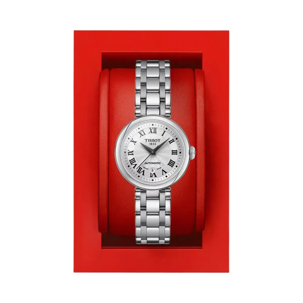 Tissot Bellissima Women Automatic White Dial Analog Stainless Steel Watch T1262071101300