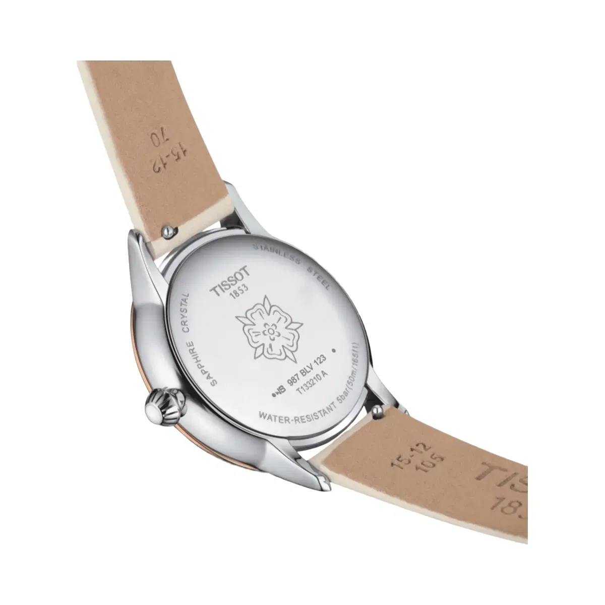 Tissot Odaci-T Women Quartz White Dial Analog Leather Watch T1332102603100