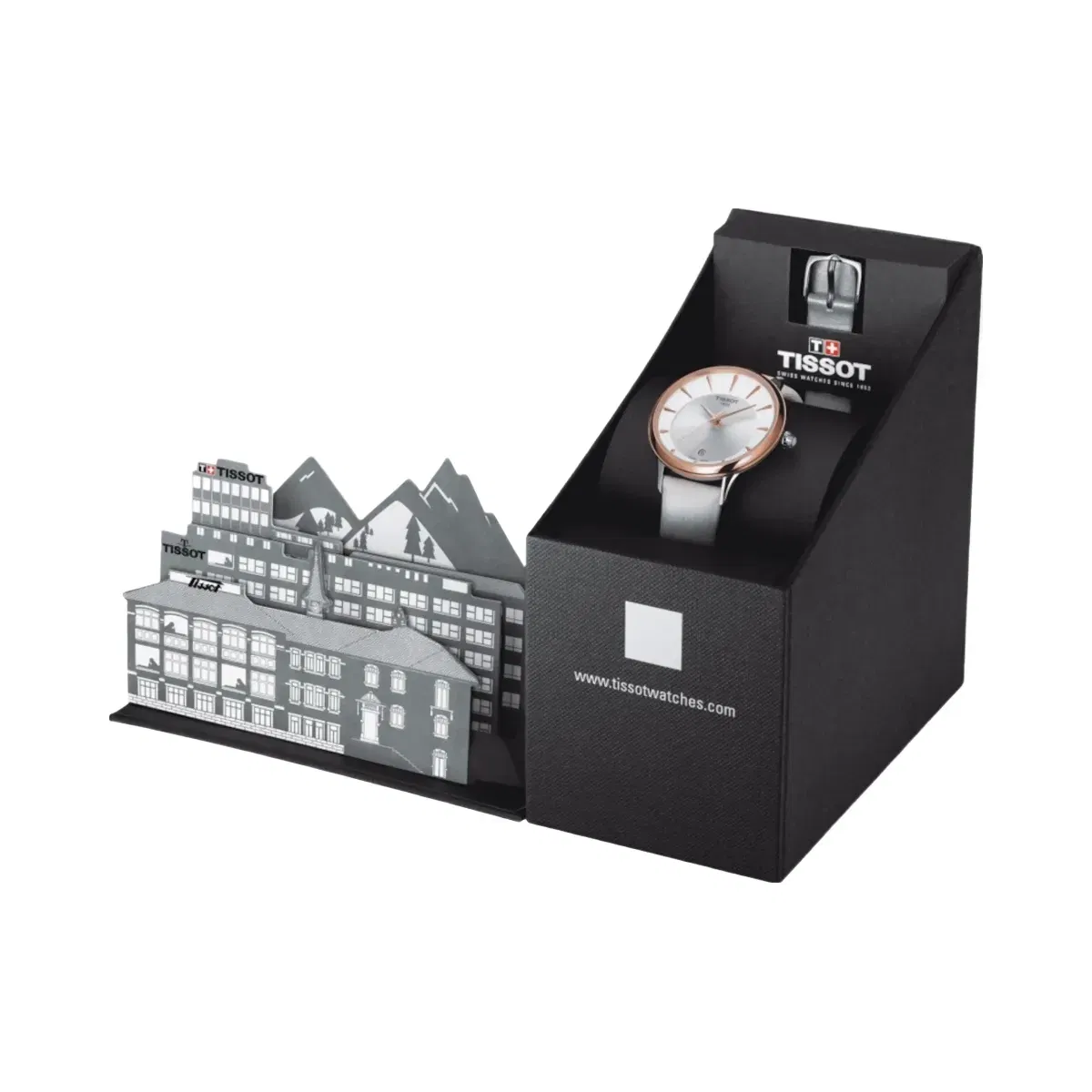 Tissot Odaci-T Women Quartz White Dial Analog Leather Watch T1332102603100