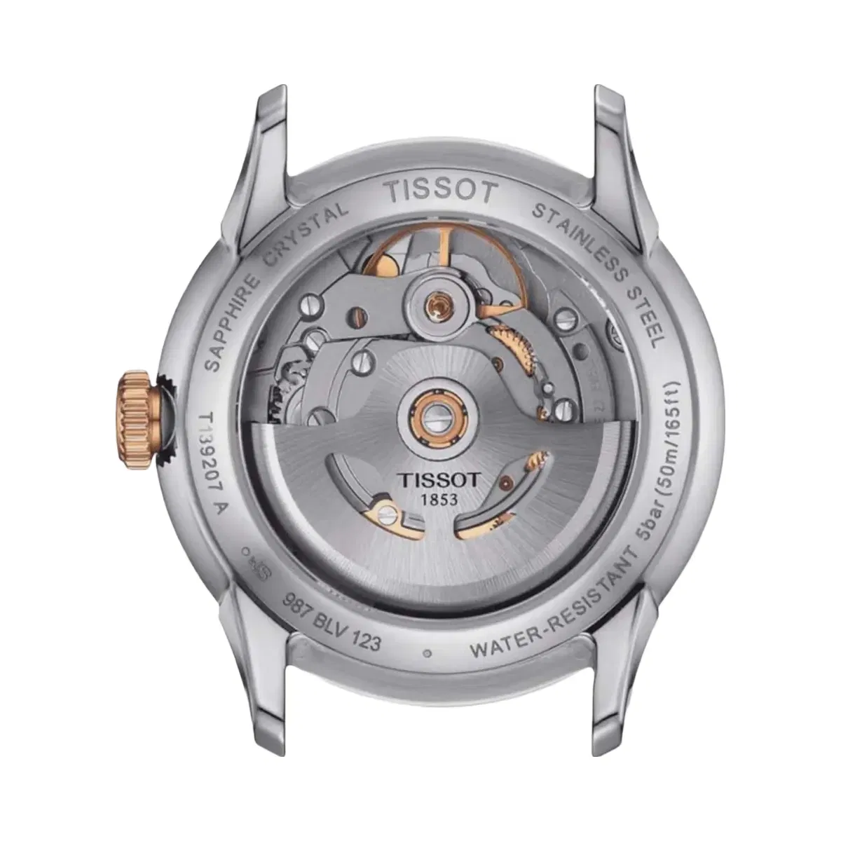Tissot Chemin Des Tourelles Women Automatic Silver Dial Analog Stainless Steel Watch T1392072203800