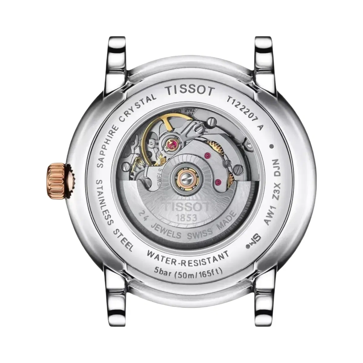 Tissot Carson Premium Women Automatic Silver Dial Analog Stainless Steel Watch T1222072203300