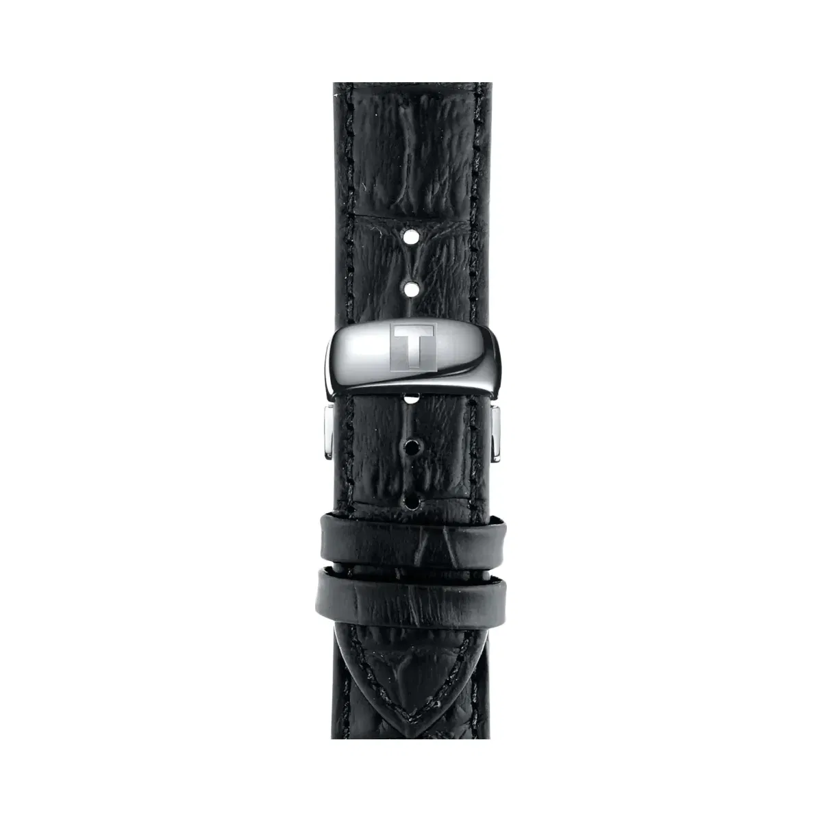 Tissot Tradition Men Quartz Black Dial Analog Leather Watch T0636101605800