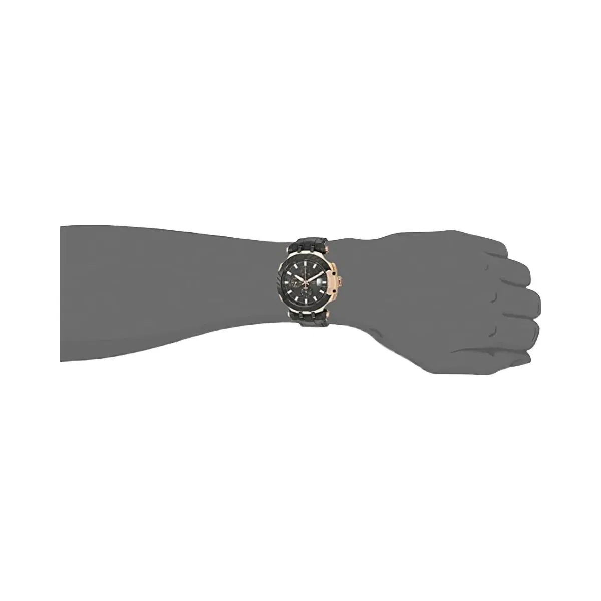 Tissot T-Race Men Automatic Black Dial Chronograph Synthetic Watch T1154273705101
