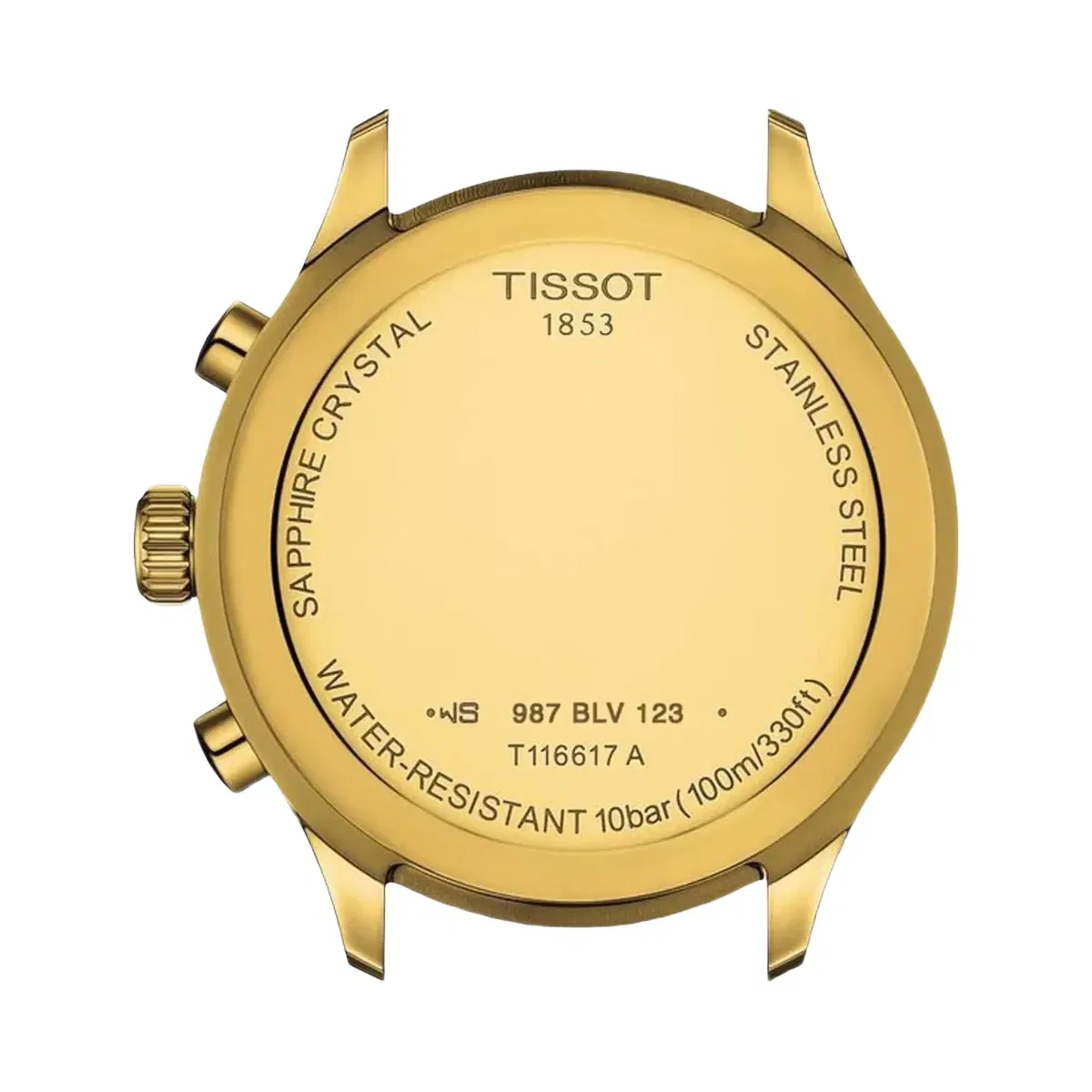 Tissot XL Men Quartz Black Dial Chronograph Stainless Steel Watch T1166173305100