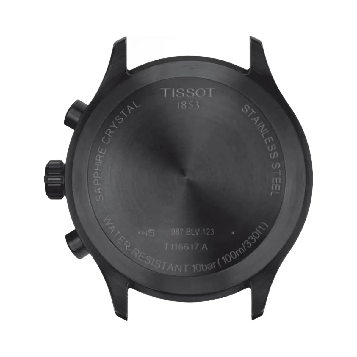 Tissot XL Men Quartz Black Dial Chronograph Leather Watch T1166173605200