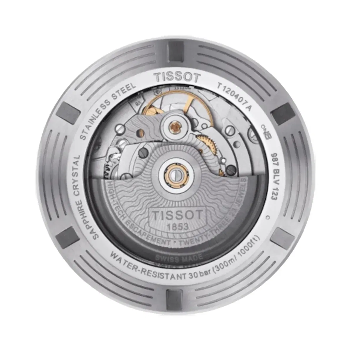 Tissot Seastar Men Automatic Black Dial Analog Nylon Watch T1204071705100