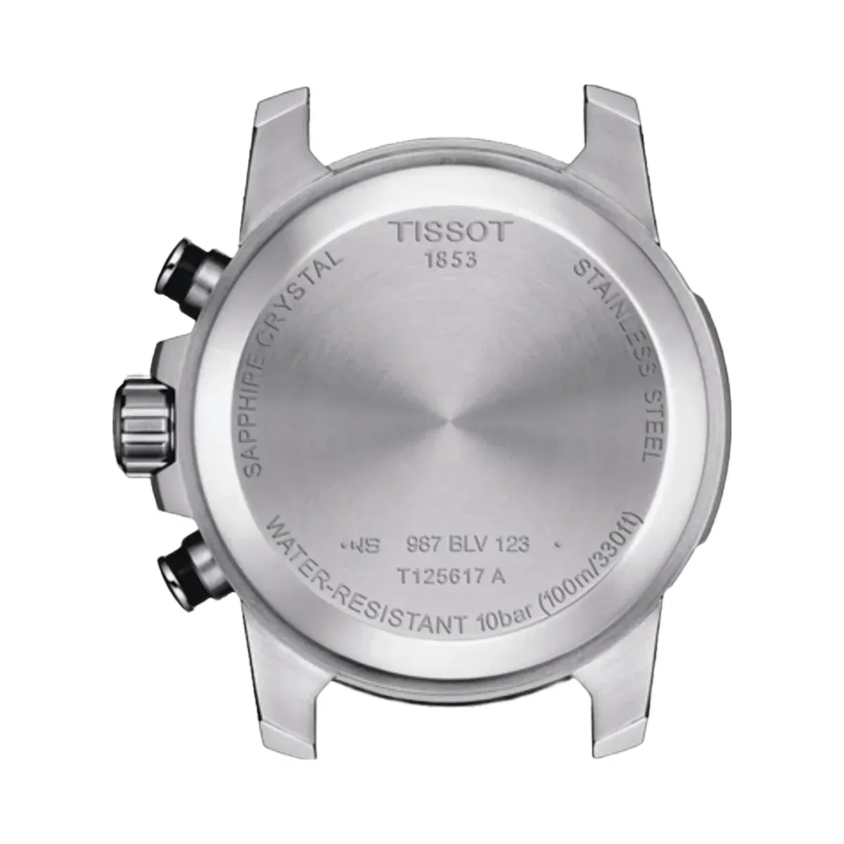 Tissot Supersport Men Quartz Black Dial Chronograph Stainless Steel Watch T1256171105100
