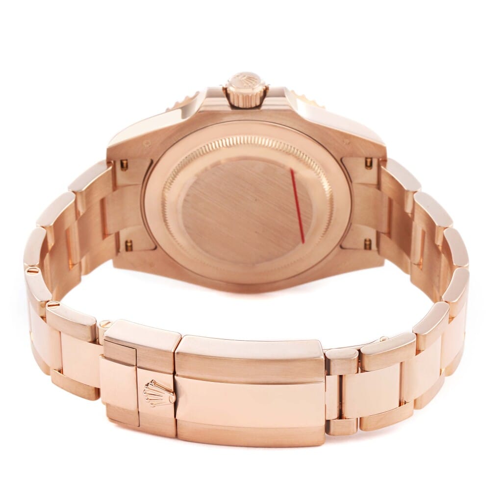 GMT-Master II 'Root Beer' (Reference 126715CHNR). A 40mm rose gold automatic wristwatch with date & dual time. 2022