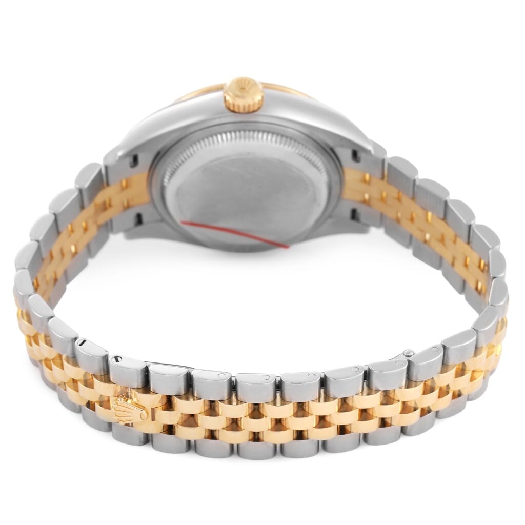 Datejust (Reference 279383RBR). A 28mm stainless steel yellow gold diamond-set wristwatch with date. 2019