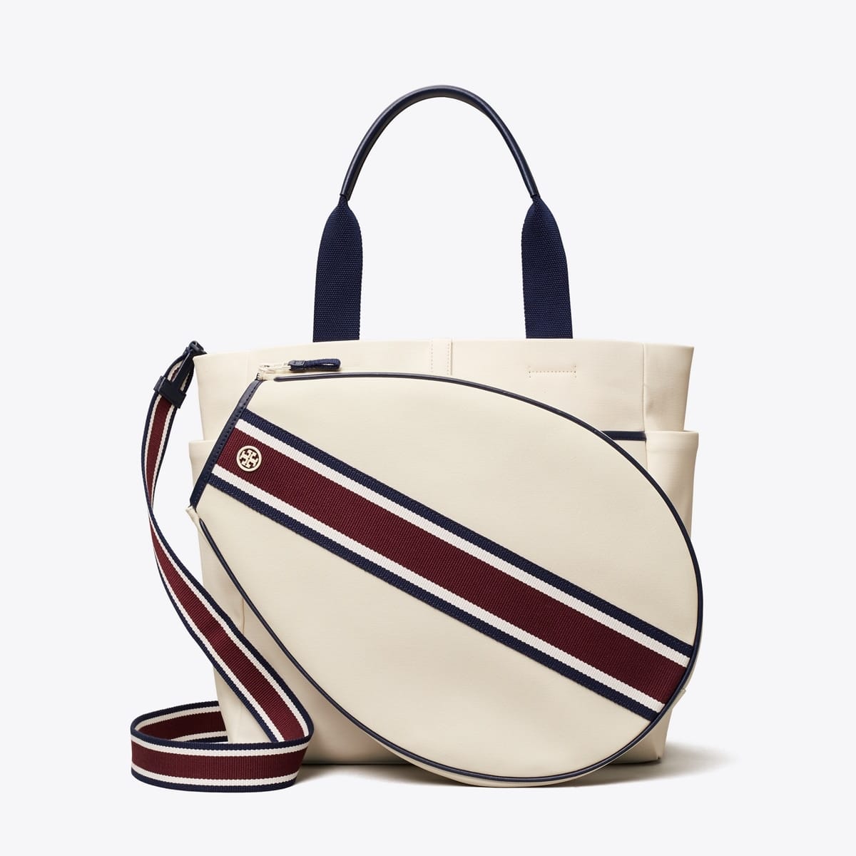Striped Tennis Tote