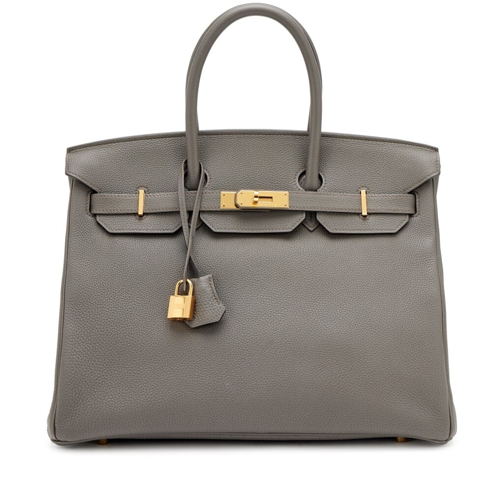 Etain Togo Birkin 35 Gold Hardware, 2019