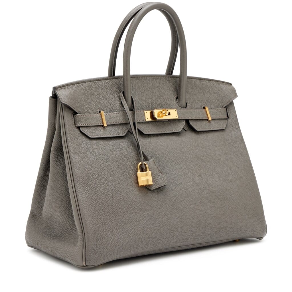 Etain Togo Birkin 35 Gold Hardware, 2019