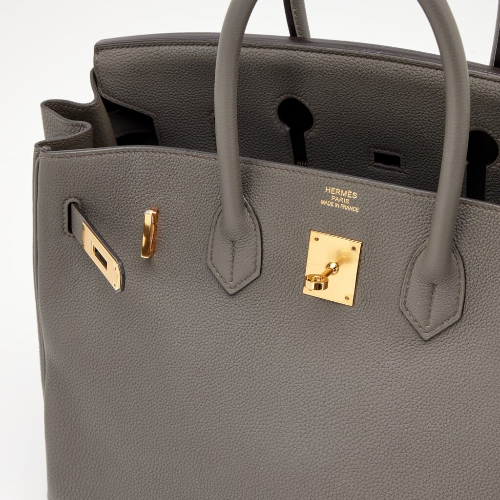 Etain Togo Birkin 35 Gold Hardware, 2019