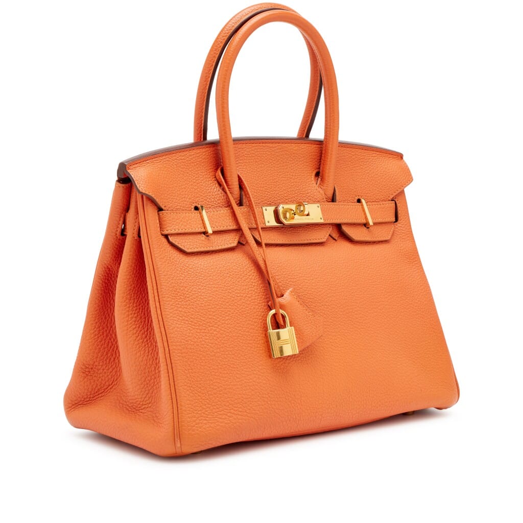 Orange Togo Birkin 30 Gold Hardware, 2010