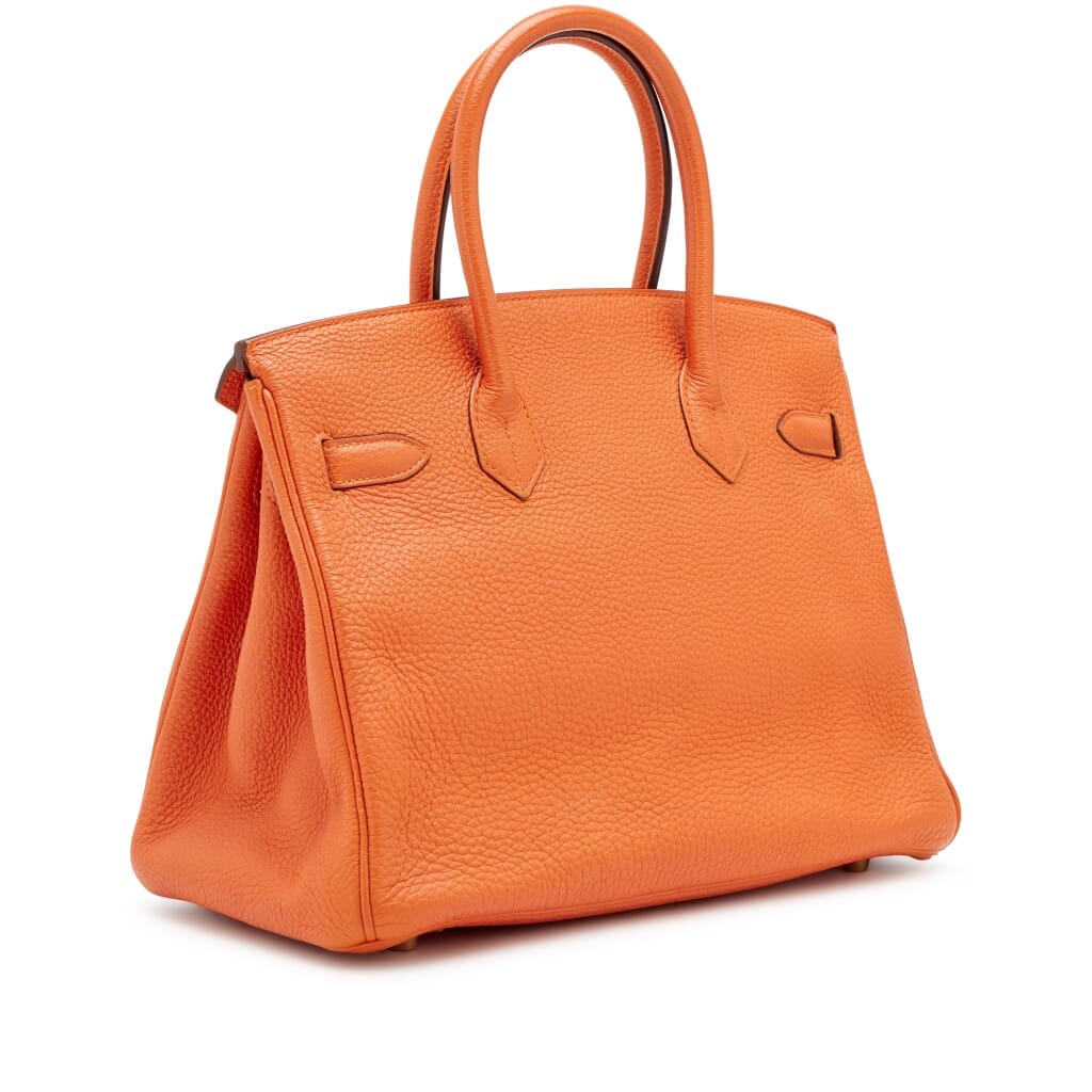 Orange Togo Birkin 30 Gold Hardware, 2010