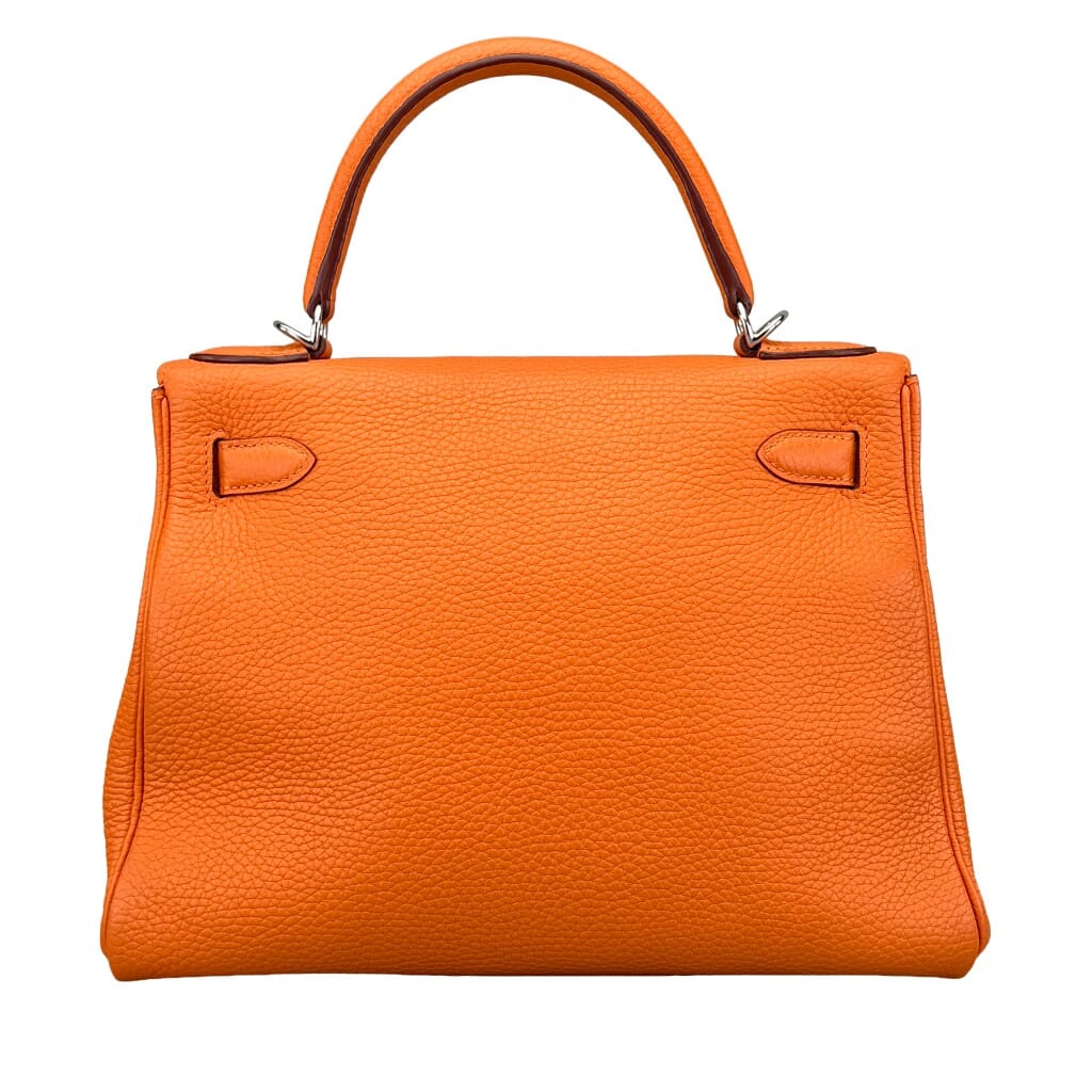 Orange Togo Retourne Kelly 28 Palladium Hardware, 2015