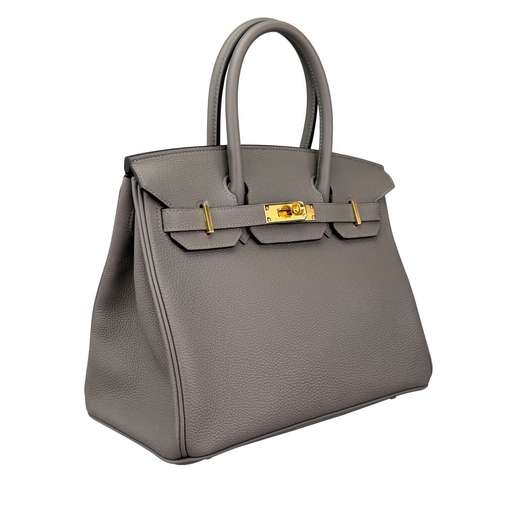 Gris Meyer Togo Birkin 30 Gold Hardware, 2023