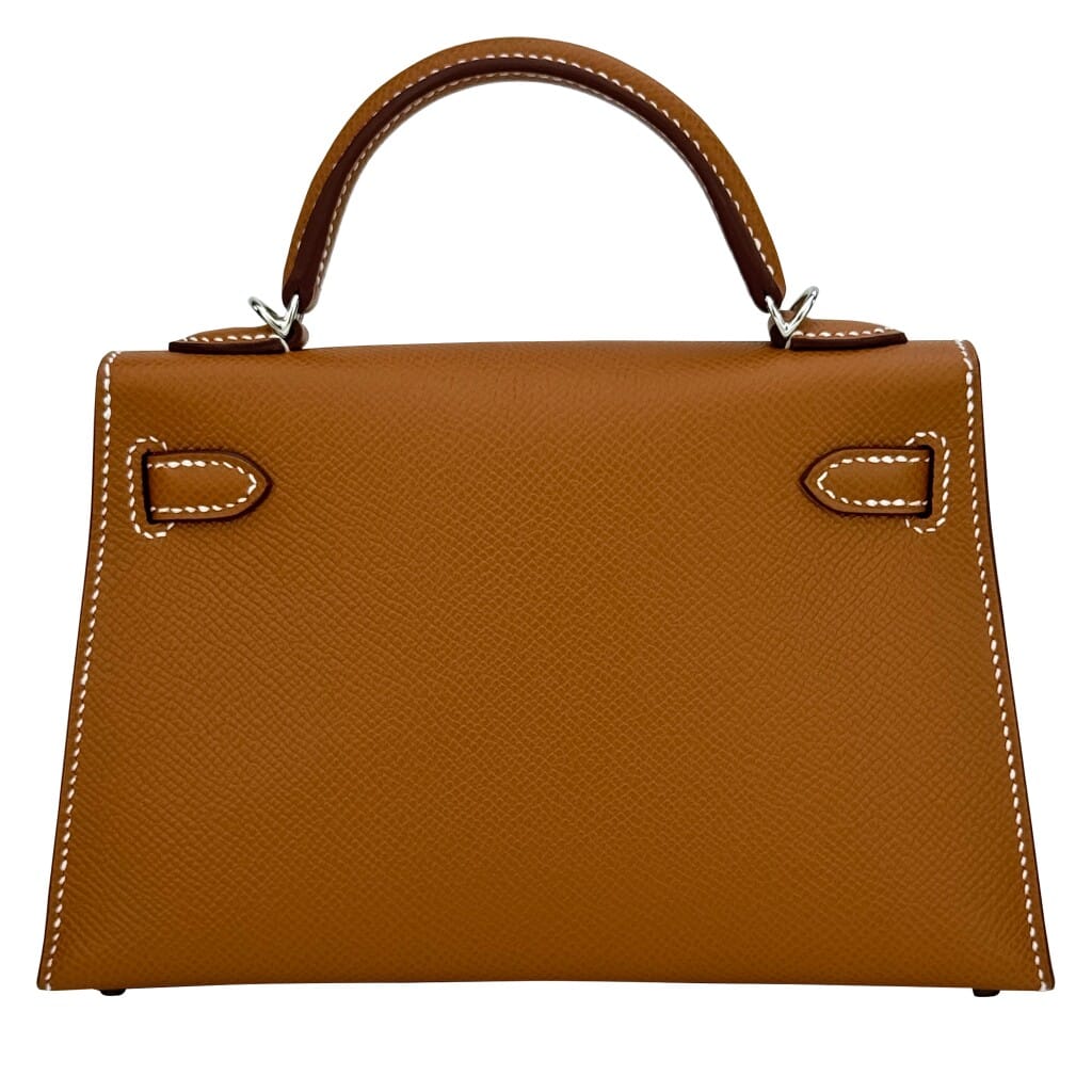 Gold Epsom Mini Kelly 20 II Palladium Hardware, 2026