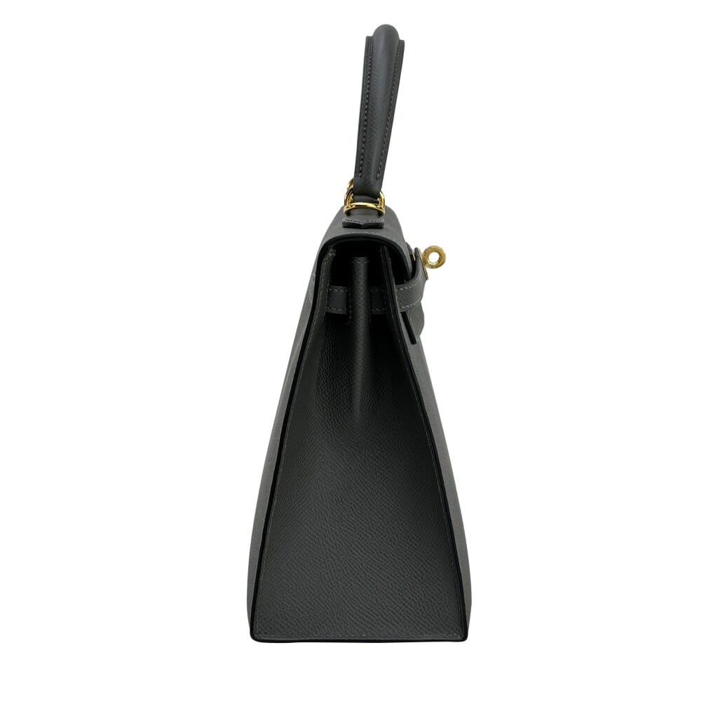Gris Meyer Epsom Sellier Kelly 25 Gold Hardware, 2025