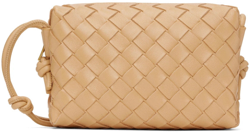 Bottega Veneta Beige Mini Loop Camera Bag