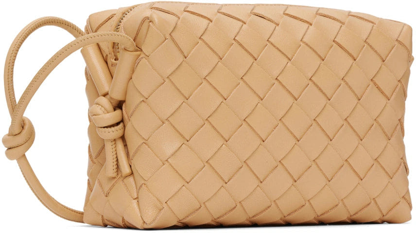 Bottega Veneta Beige Mini Loop Camera Bag