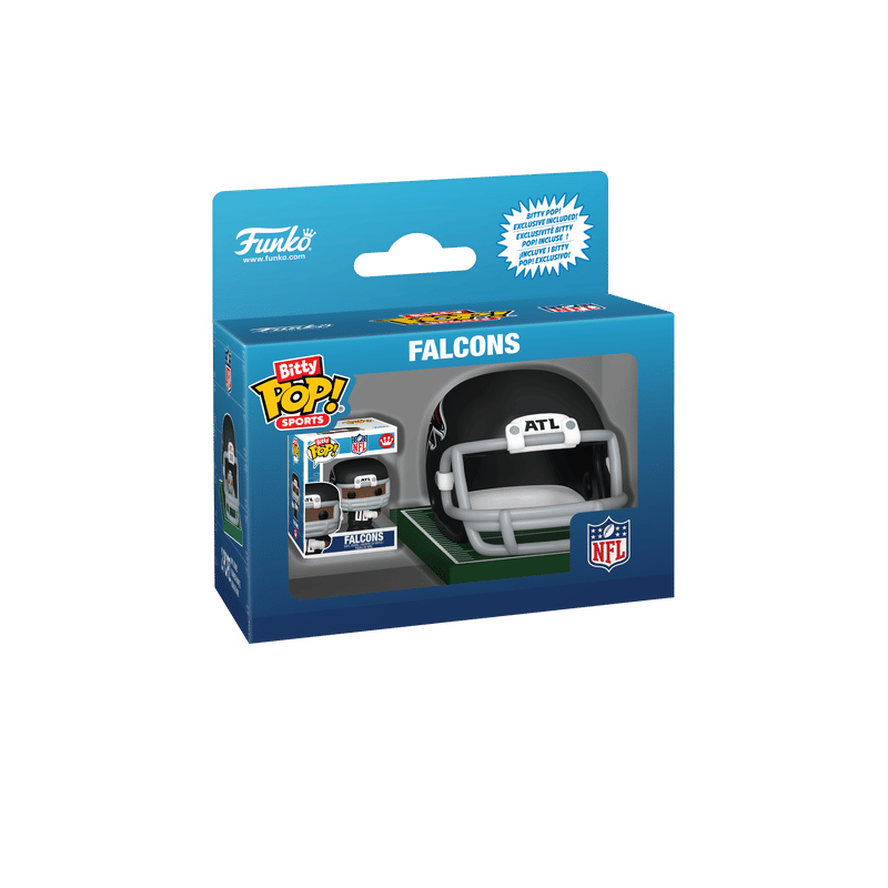 Bitty Pop! Helmet & Player Falcons
