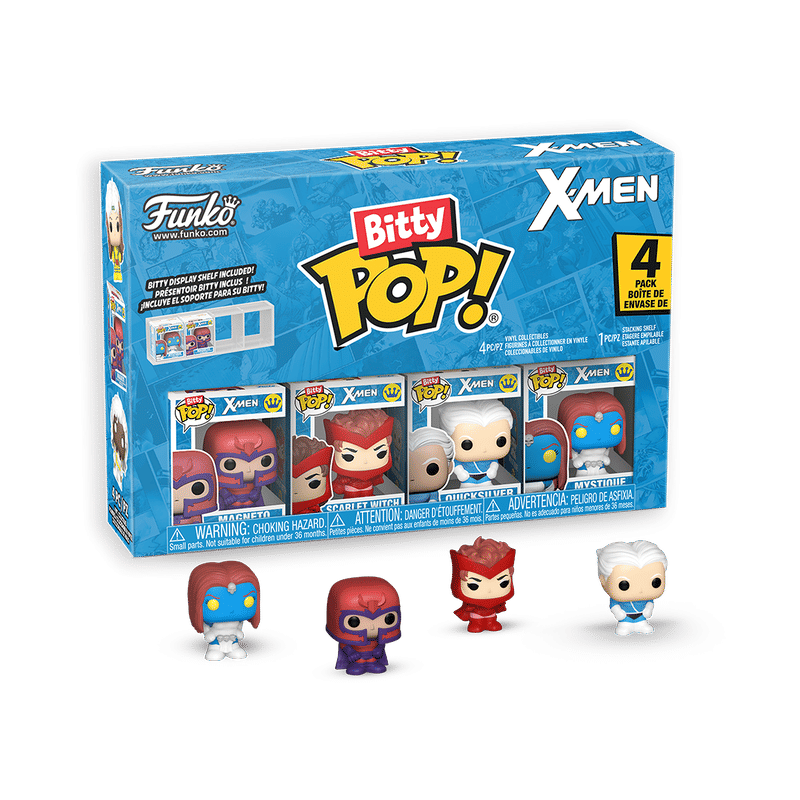 Bitty Pop! X-Men 4-Pack Series 1