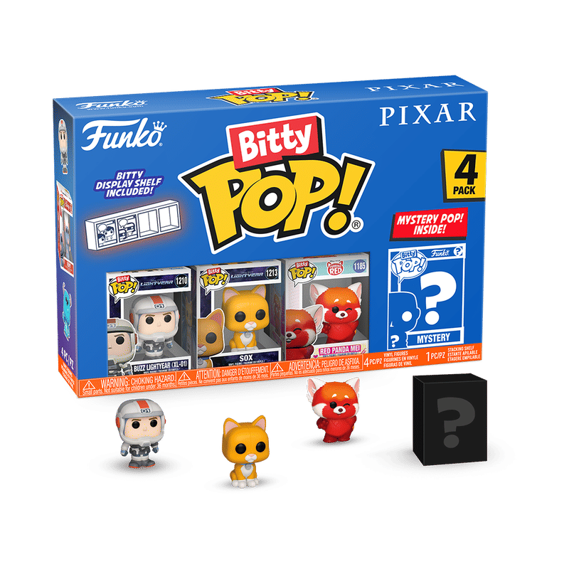 Bitty Pop! Pixar 4-Pack Series 1