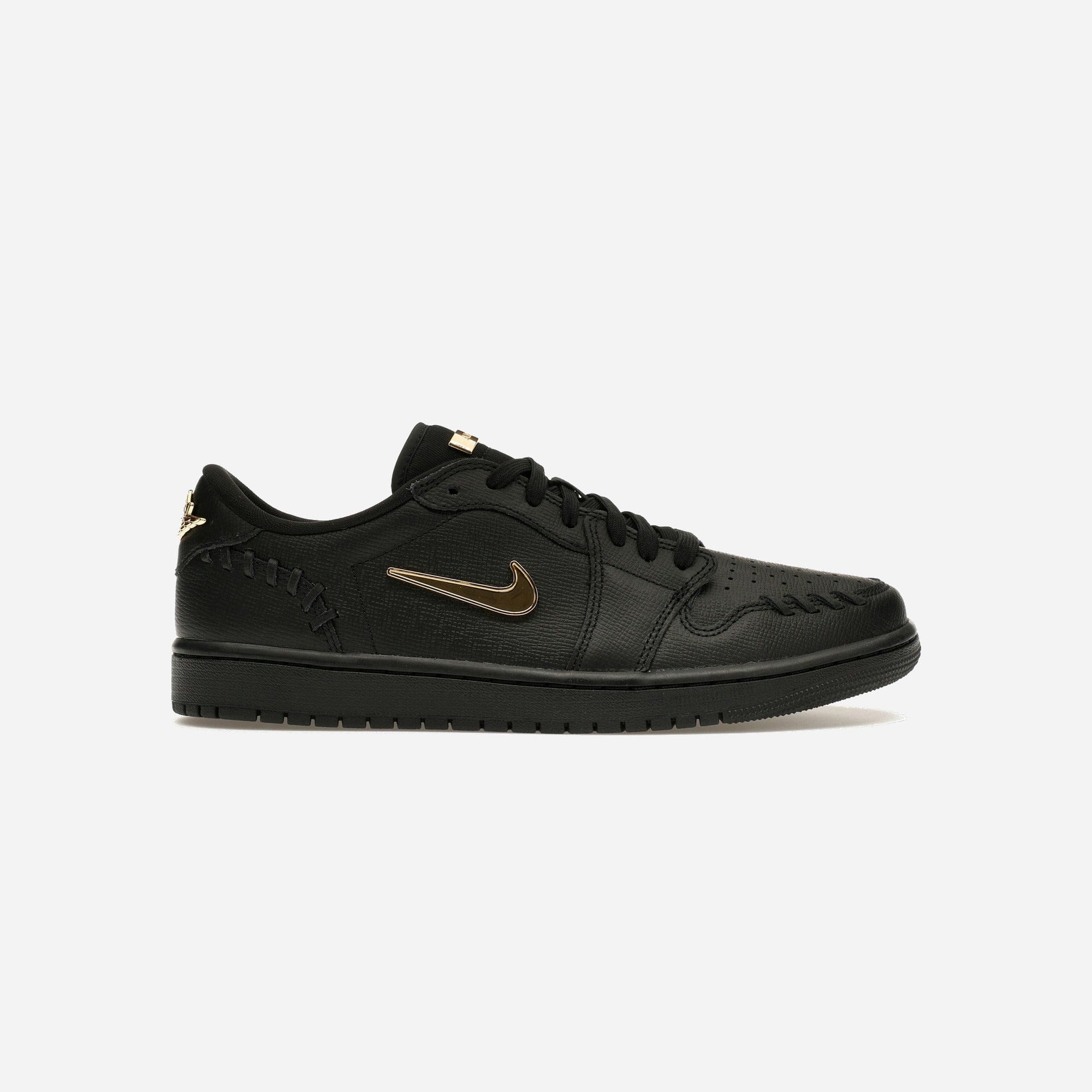 Nike Air Jordan 1 Low Method of Make Black Metallic Gold WMNS