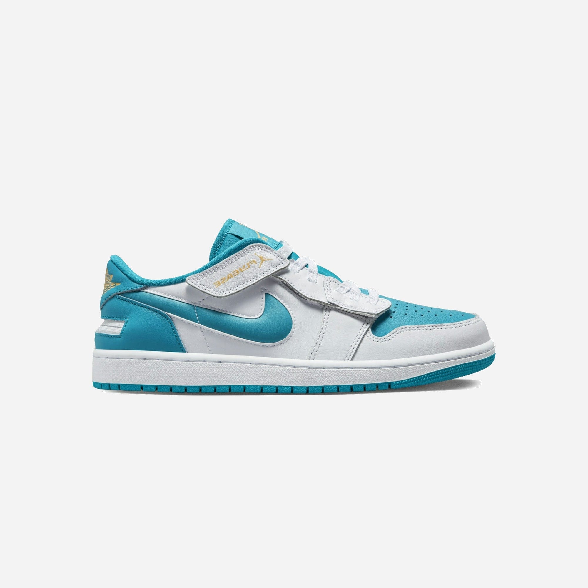 Nike Air Jordan 1 Low FlyEase White Aquatone Celestial Gold