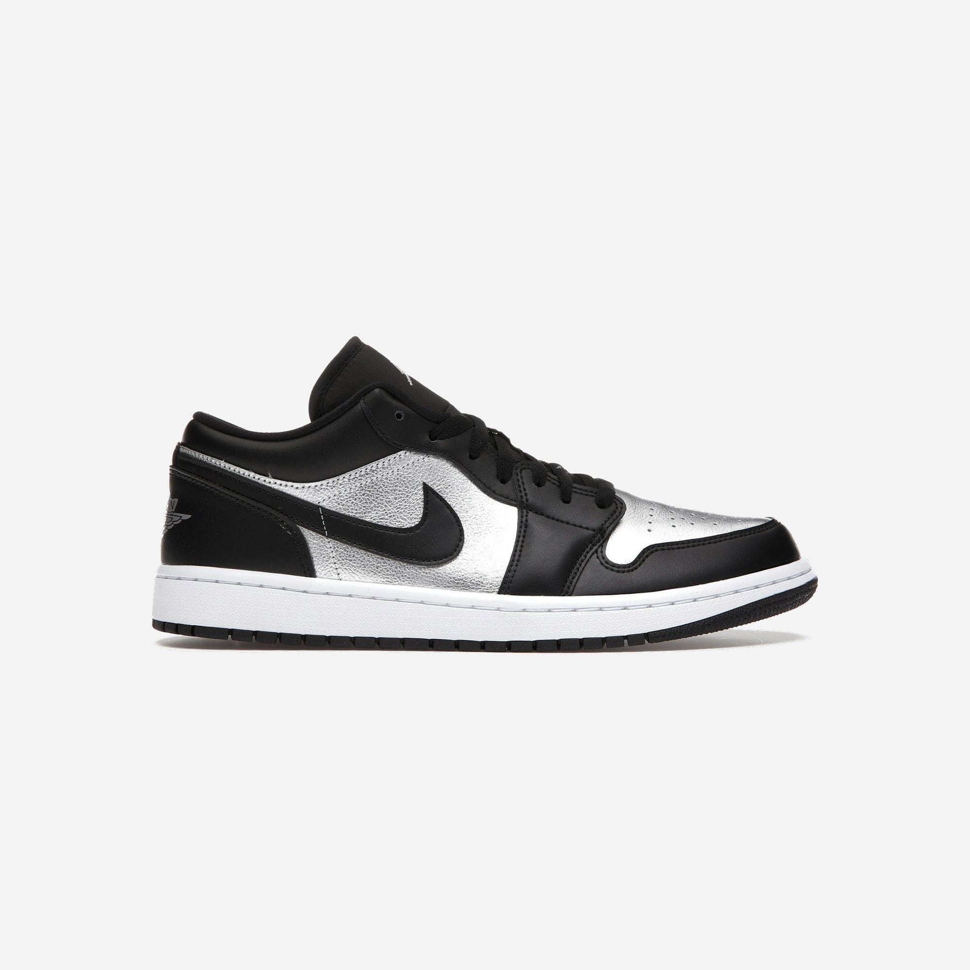 Nike Air Jordan 1 Low SE Black Metallic Silver WMNS