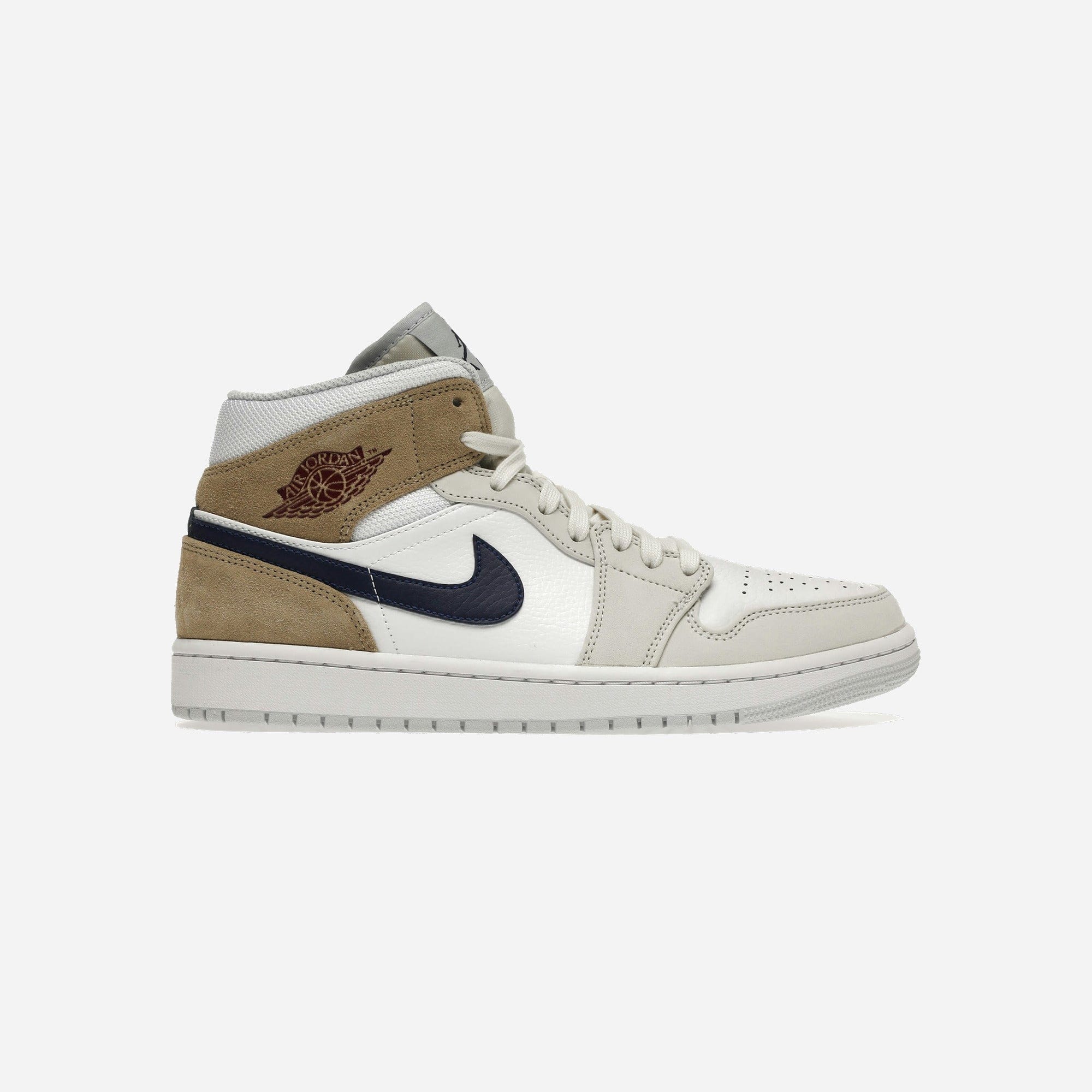 Nike Air Jordan 1 Mid Tan Suede