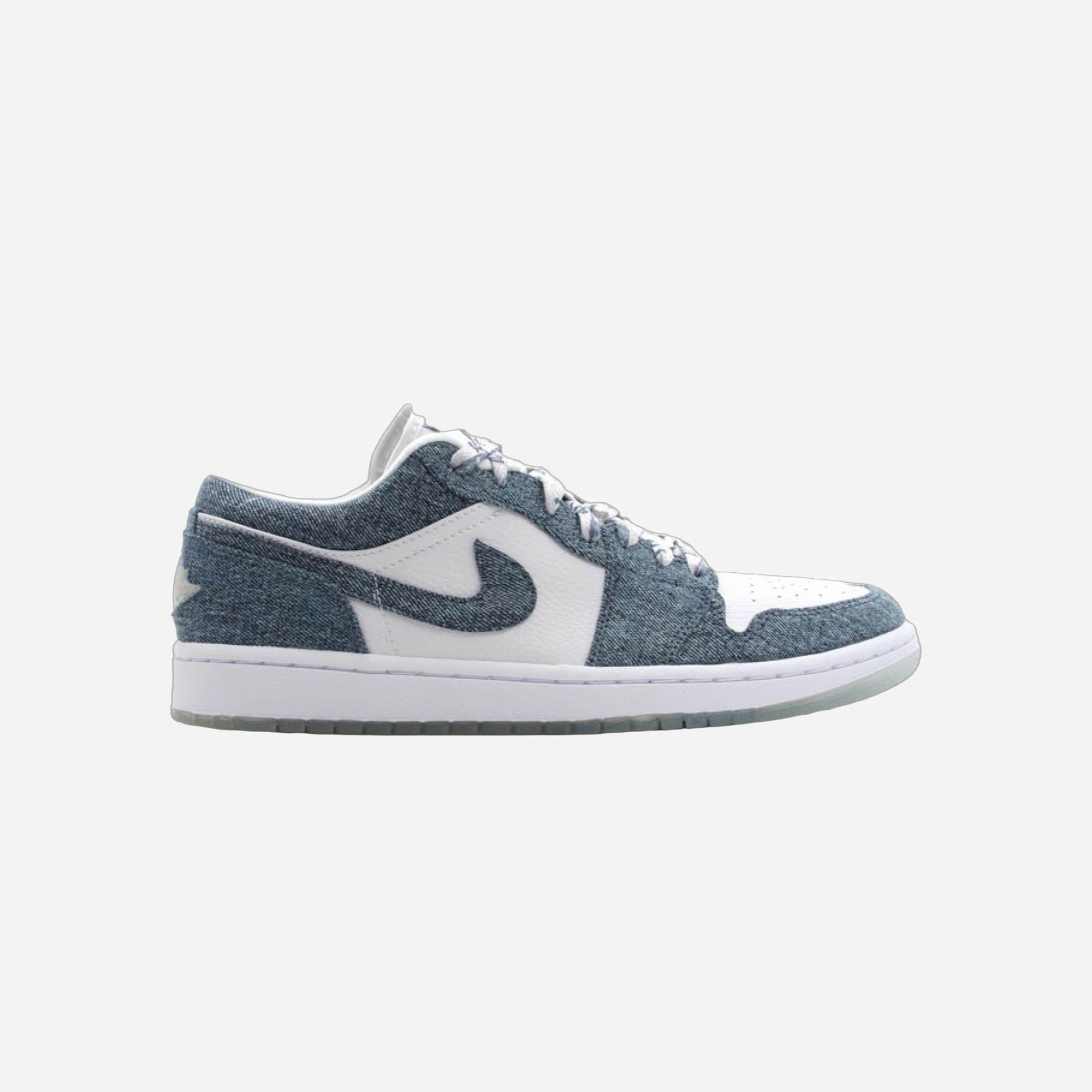 Nike Air Jordan 1 Retro Low Canvas White Denim WMNS