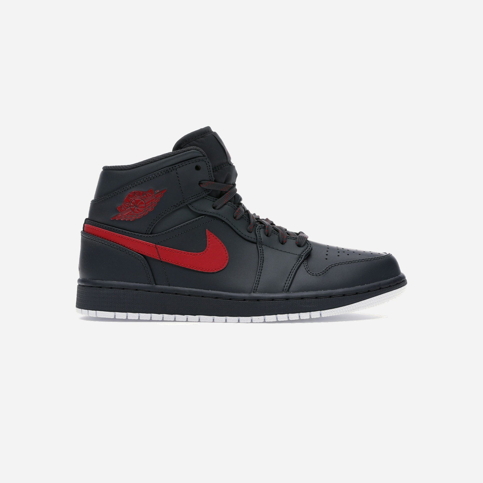 Nike Air Jordan 1 Retro Mid Anthracite Gym Red